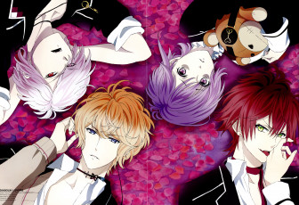 обоя аниме, diabolik lovers, братья, вампиры