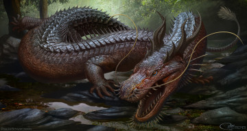 Картинка фэнтези драконы существо монстр чудовище дракон