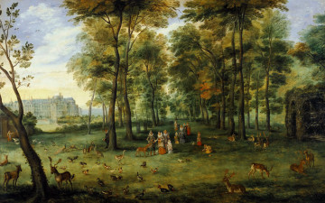 Картинка рисованное живопись картина пейзаж Ян брейгель младший