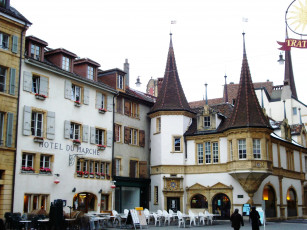Картинка швейцария города улицы площади набережные
