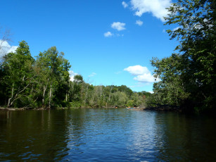 Картинка huron river природа реки озера мичиган