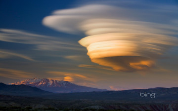 Картинка природа облака горы
