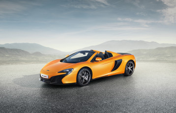 Картинка 2014+mclaren+650s+spider автомобили mclaren желтый