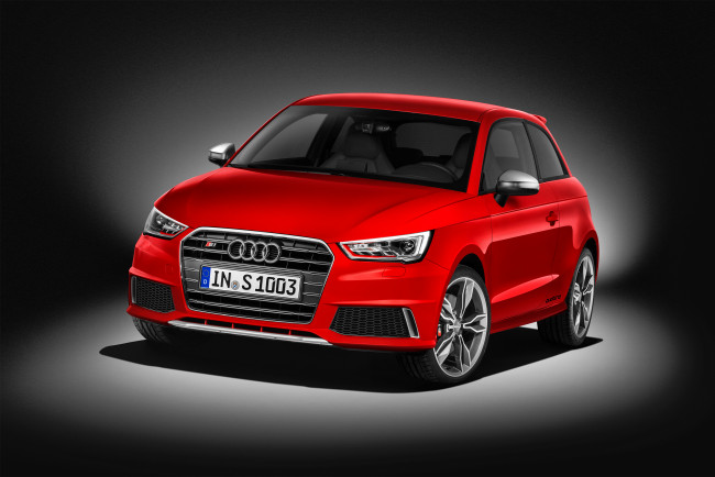 Обои картинки фото 2014 audi s1, автомобили, audi, металлик, красный