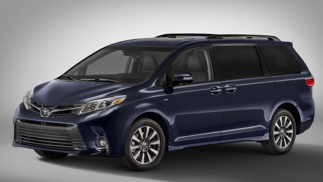 Обои картинки фото toyota sienna limited 2018, автомобили, toyota, 2018, limited, sienna