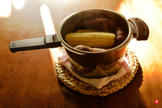 Обои картинки фото еда, кукуруза, початок