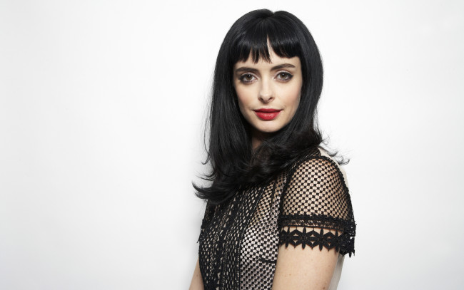 Обои картинки фото девушки, krysten ritter, актриса, красивая, брюнетка, krysten, ritter, кристен, риттер, фон, взгляд, девушка