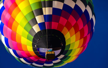 Картинка авиация воздушные+шары+дирижабли цветной воздушный шар полет