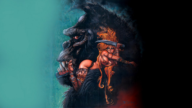 Обои картинки фото фэнтези, _simon bisley, simon, bisley