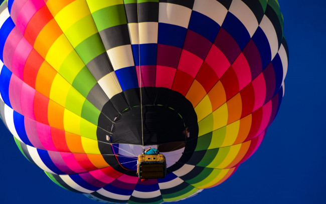 Обои картинки фото авиация, воздушные шары дирижабли, цветной, воздушный, шар, полет
