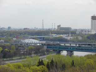 Картинка панорама москвы воробьевых гор города москва россия