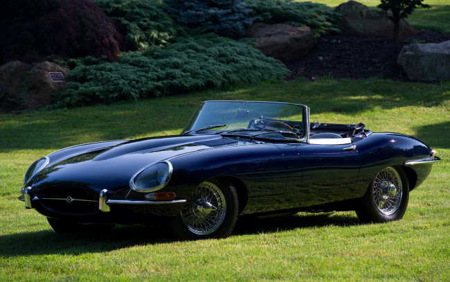 Обои картинки фото автомобили, jaguar, e-type, 1961