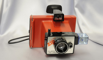 обоя polaroid electric zip, бренды, polaroid, фотокамера