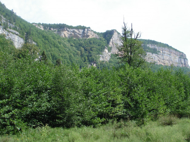 Обои картинки фото ущелье гуамка, природа, горы, кавказские