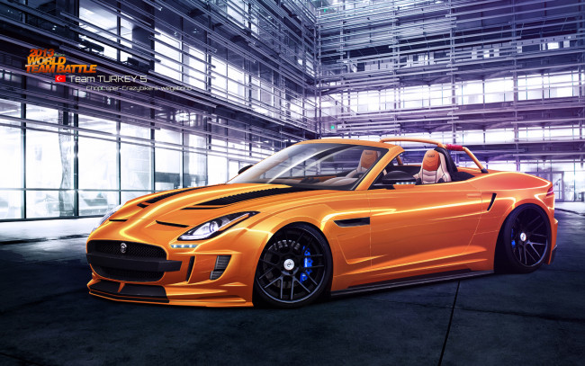 Обои картинки фото автомобили, виртуальный тюнинг, jaguar