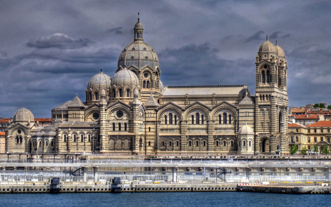 Обои картинки фото города, марсель , франция, marseille, cathedral