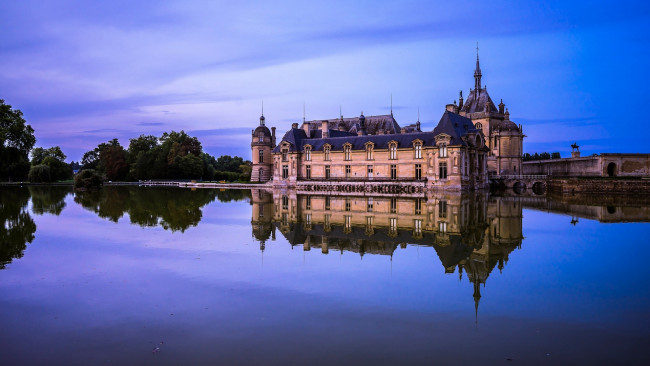 Обои картинки фото chateau de chantilly, france, города, замки франции, chateau, de, chantilly