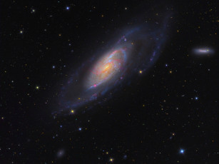 Картинка ngc 4258 космос галактики туманности