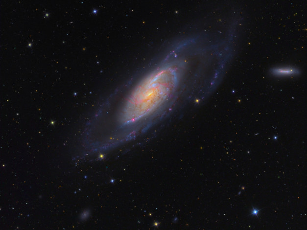 Обои картинки фото ngc, 4258, космос, галактики, туманности
