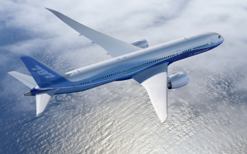 Картинка авиация 3д рисованые graphic boeing 787