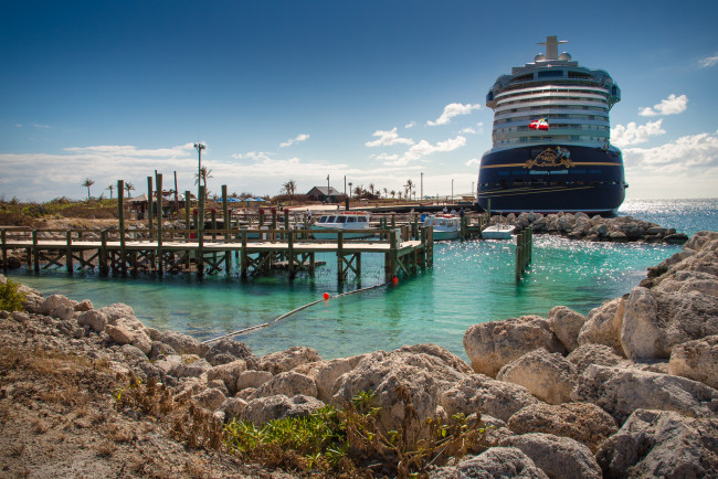 Обои картинки фото корабли, лайнеры, disney, cruise, багамские, острова