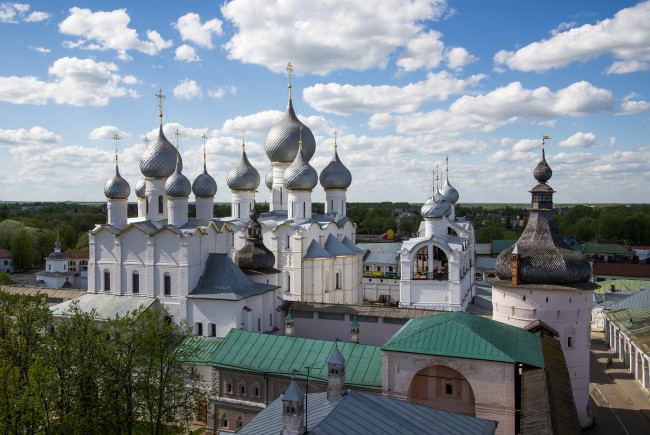 Обои картинки фото успенский собор - ростов , россия, города, - православные церкви,  монастыри, купола