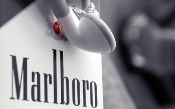 обоя бренды, marlboro, сигареты, наушники