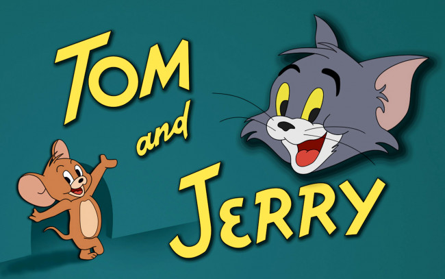 Обои картинки фото мультфильмы, tom and jerry, tom, jerry