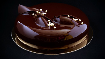 Картинка еда торты шоколадный торт глазурь