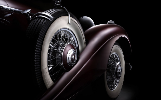 Обои картинки фото автомобили, фрагменты автомобиля, ракурс, темный, фон, classic, mercedes-benz