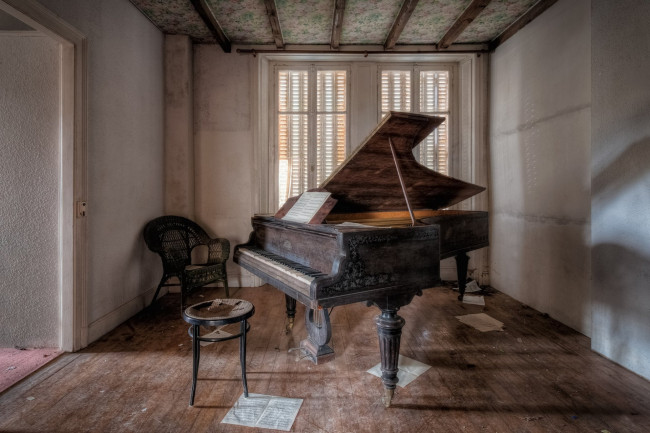 Обои картинки фото музыка, -музыкальные инструменты, комната, фортепиано