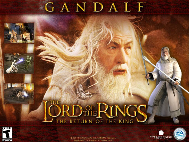 Обои картинки фото lord, of, the, rings, return, king, видео, игры