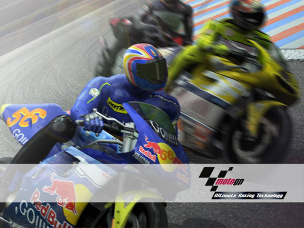 Обои картинки фото moto, gp, ultimate, racing, technlogy, видео, игры