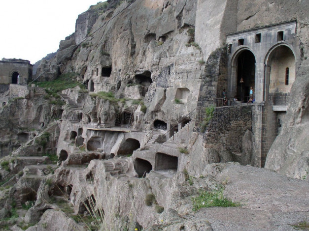 Обои картинки фото georgia, vardzia, города, исторические, архитектурные, памятники