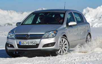 обоя opel, astra, hatchback, автомобили