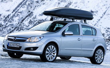 обоя opel, astra, hatchback, автомобили