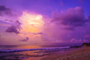 Картинка природа восходы закаты океан индийский индонезия бали побережье пляж волна пекату dreamland beach pecatu bali indonesia indian ocean