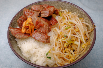 Картинка еда вторые+блюда рис овощи мясо