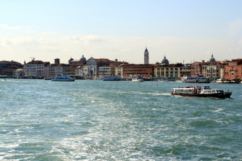Картинка города венеция+ италия здания башни