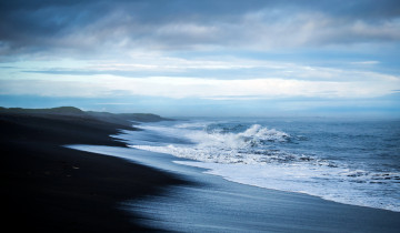 Картинка природа побережье волны море берег
