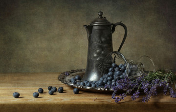 Картинка еда натюрморт still life blueberries lavender