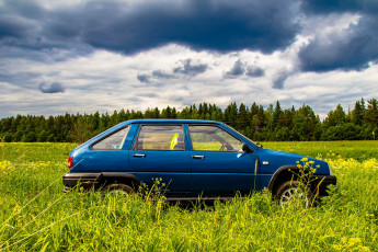 Картинка иж-+2126+ода автомобили москвич иж- 2126 ода автомобиль классика лес синий