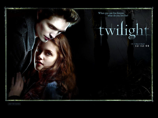 Обои картинки фото кино фильмы, the twilight, белла, эдвард, вампир, пара