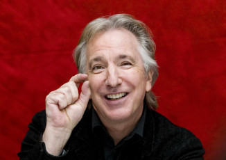 обоя мужчины, alan rickman, актер, лицо, жест