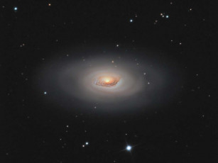 Картинка m64 космос галактики туманности