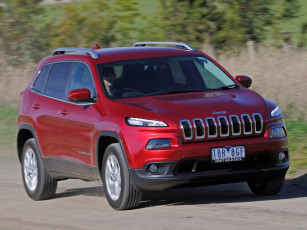 Картинка автомобили jeep красный 2014г kl au-spec longitude cherokee