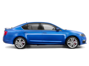 обоя автомобили, skoda, rs, octavia, au-spec, 2014г, 5e, синий