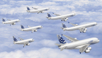 Картинка авиация 3д рисованые v-graphic самолеты полет
