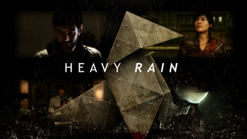 обоя видео игры, heavy rain, девушка, мужчина