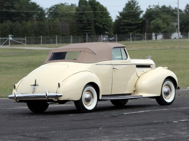 Обои картинки фото автомобили, packard, 1801-1399, coupe, convertible, 120, 1940г